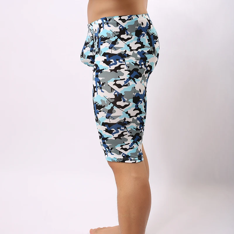 Мужская пижама для фитнеса с камуфляжным принтом размеры S M L | одежда