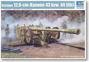 Трубач 1/35 Масштаб Модель 02312 Вторая мировая война Германия Pak44 12 8 см Kanone 43 bzw.
