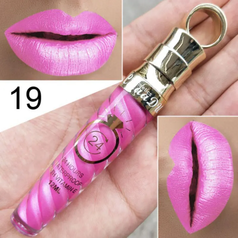 12ml Make Up Long Lasting Waterproof Liquid Lipstick Velvet Matte Lip Gloss Beauty Makeup Maquiagem Cosmetic Recommend | Красота и