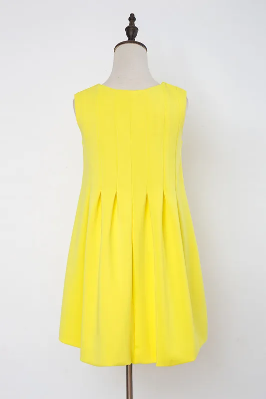 

Summer Autumn Womens Celebrity Runway Fashion Elegant Cute Sweet Sleeveless Dress OL V-Neck A-Line Mini Dresses