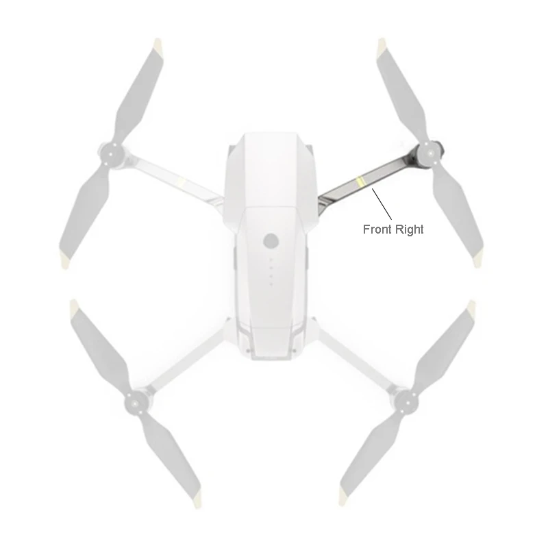 Front right DJI Mavic pro Platinum arm с мотором для DJI mavic Platinum - Цвет: Front right