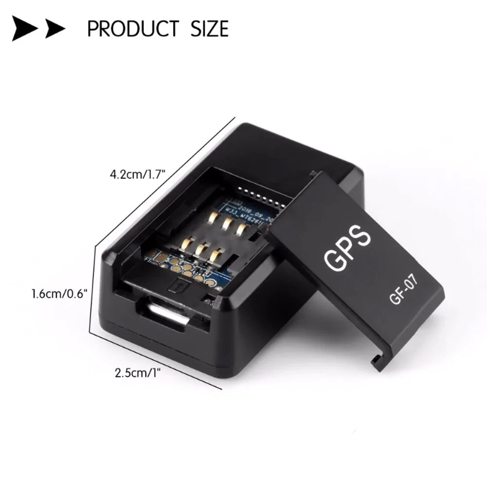 GF07 GSM GPRS Mini Hidden GPS Realtime Tracker Car Truck Magnetic Tracking Device Global Locator for tracking vehicles person | Автомобили