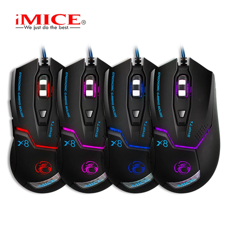 Игровая оптическая мышь iMICE X8 Soul Hunter 6 клавиш Настольная компьютерная для