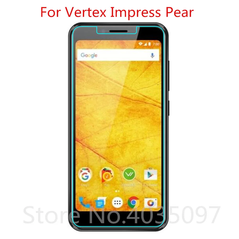 Закаленное стекло для Vertex Impress Pear защита экрана 9H 2.5D Защитное стекло для телефона для Vertex Impress Pear glass