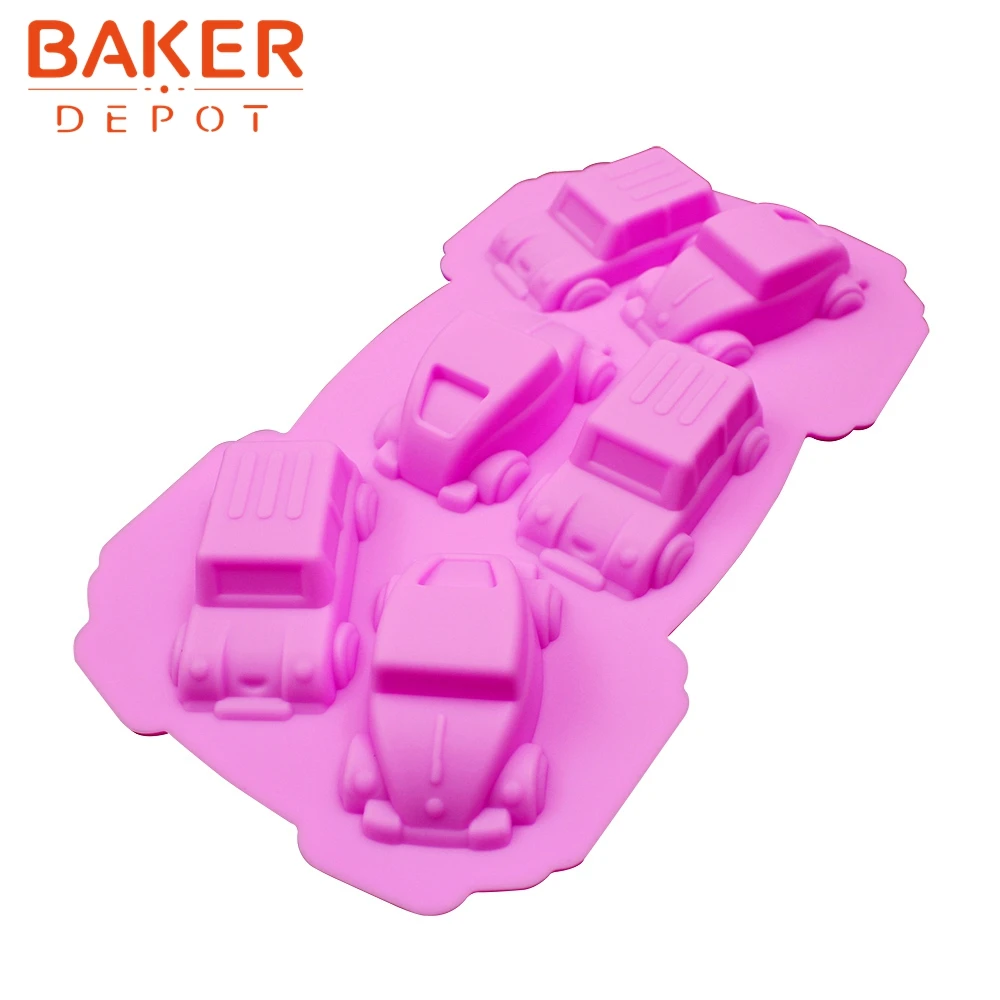 BAKER DEPOT 6 отверстий автомобильная Спортивная креативная силиконовая форма для