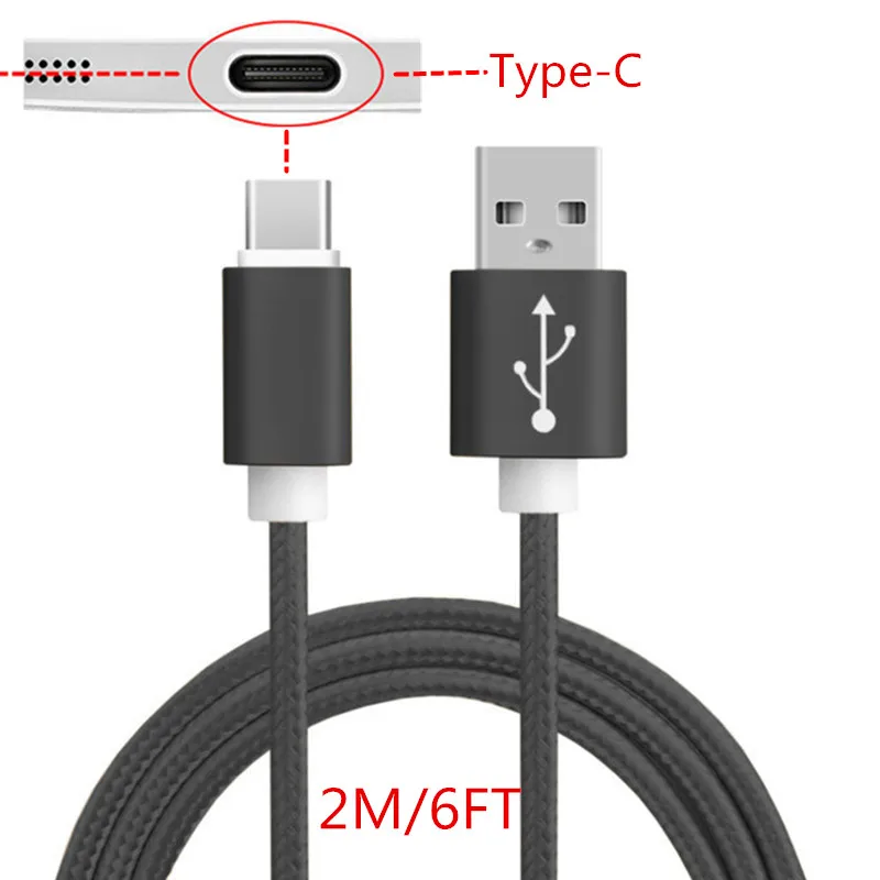 QC 3,0 USB зарядное устройство 18 Вт Быстрая Зарядка адаптер и mi cro usb type C кабель для samsung S10 A50 Xiaomi mi 8 lite 5 красный mi 6 Note 7 телефон - Тип штекера: only 2M Type-C
