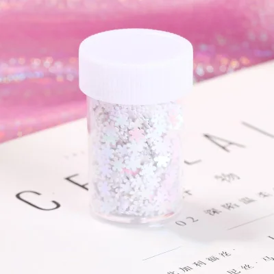 White Flower Счастливые обезьяны красочные DIY блеск клейкие Аксессуары игрушка любовь в форме Луны поставки слаймов Подарочная игрушка для детей и взрослых - Цвет: White Flower