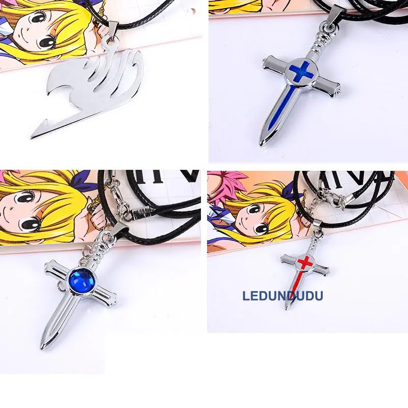 Сказочный хвост косплей Сердце Ожерелья Подвески Гильдия очарование Мода