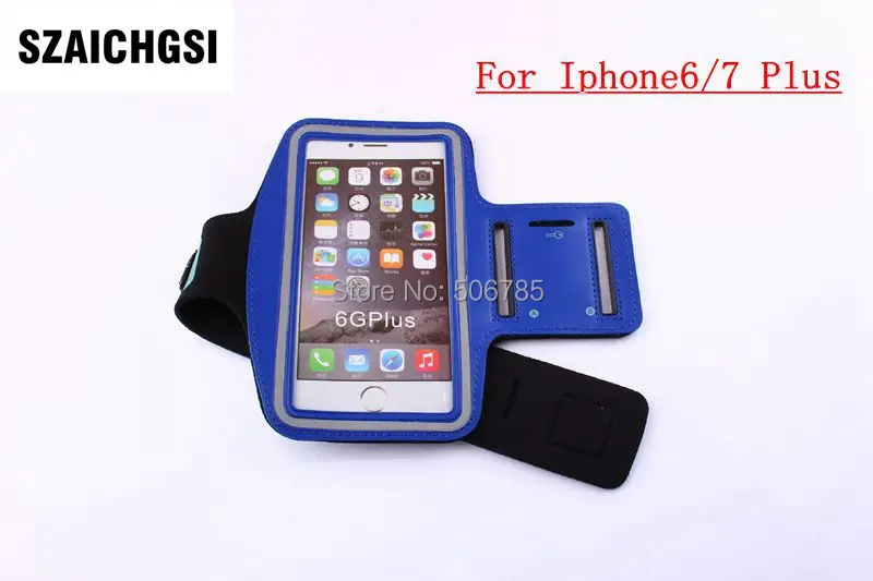 SZAICHGSI 1000pcs sport Arm Band Phone Case Cover Run Sport Fitness Wrist Hand Belt Pouch Bag for apple iphone 6 7 plus | Мобильные