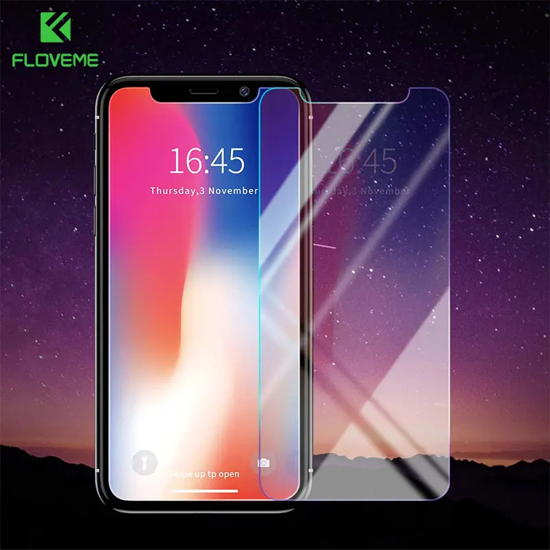 Защитное стекло FLOVEME Flim Для iPhone X XS для экрана 9 H закаленное полное покрытие Apple