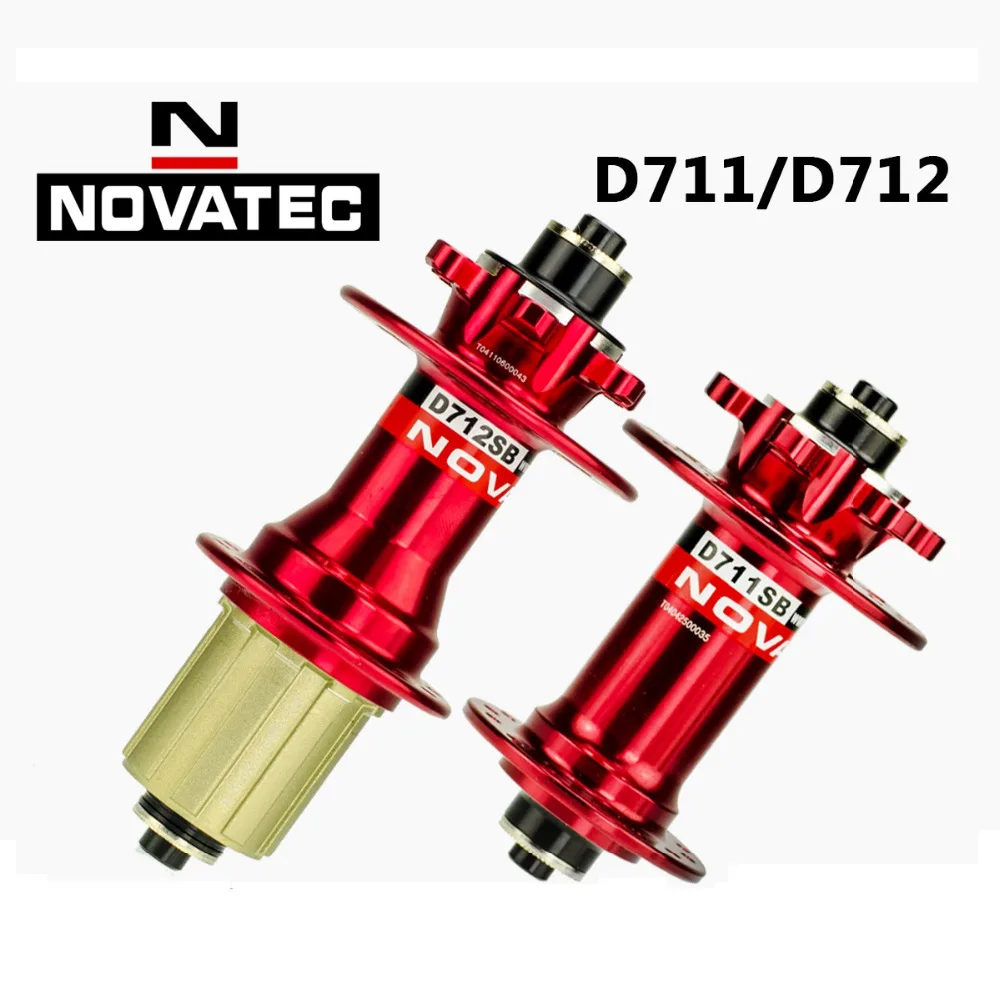 Novatec d711sb d712sb велосипедная ступица MTB велосипедная ступица включает быстросъемные шампуры Novatec 711 712 Дисковая тормозная ступица 28h Аэро отверстие
