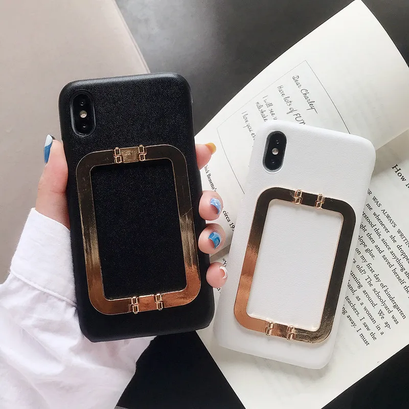IMIDO однотонный квадратный чехол-подставка для телефона Iphone X XS XR Max 6 6S 7 8 Plus чехол