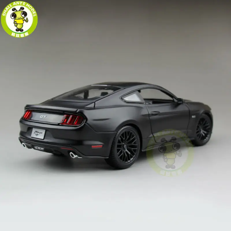 1:18 Ford Mustang GT 5,0 литая модель автомобиля для подарков коллекция хобби матовый черный maisto