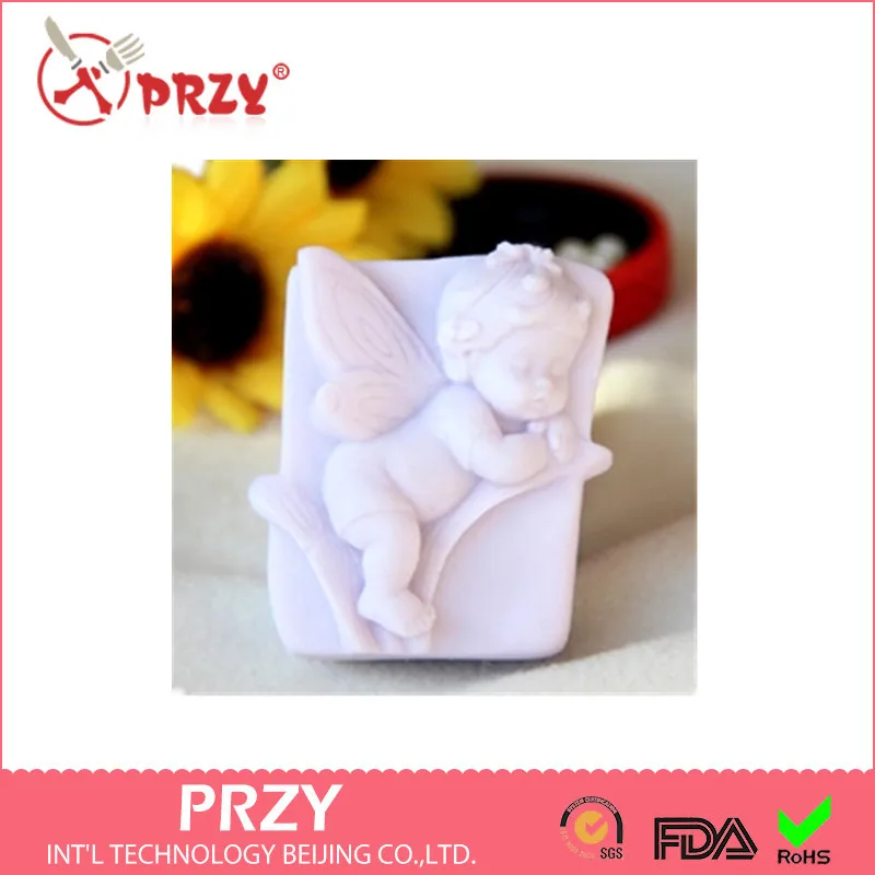 

Sleeping Baby Silicone Mold Handmade Soap Fondant Silicon Cake Decoration Resin Mold Aroma Stone Moulds Silicone Rubber PRZY Pr