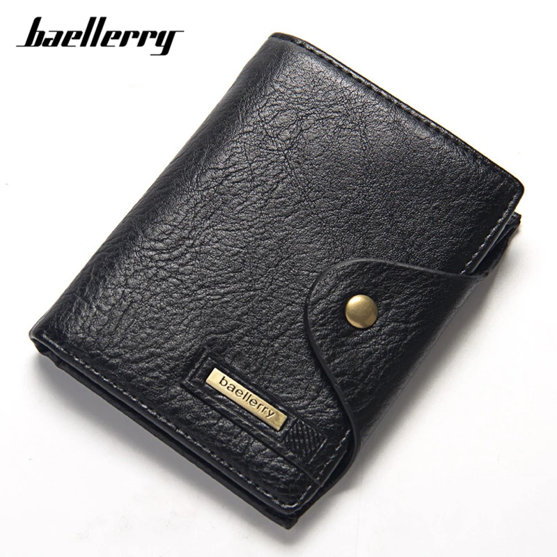 Baellerry брендовые винтажные дизайнерские Rfid мужские кошельки Держатель для карт