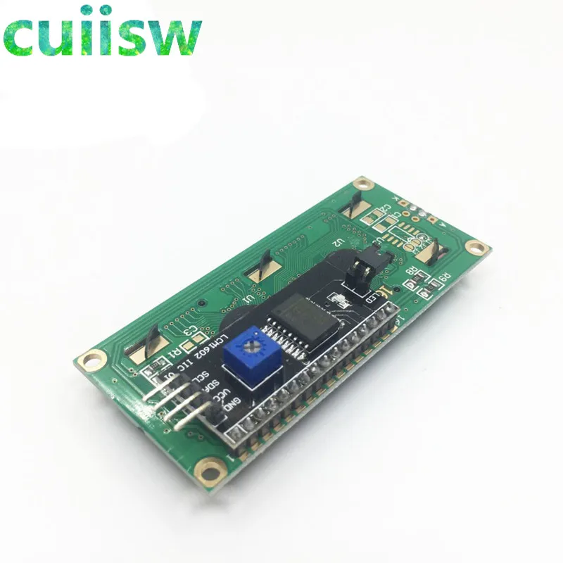 Модуль ЖК дисплея 1602 + I2C LCD синий экран PCF8574 IIC/I2C для платы адаптера arduino