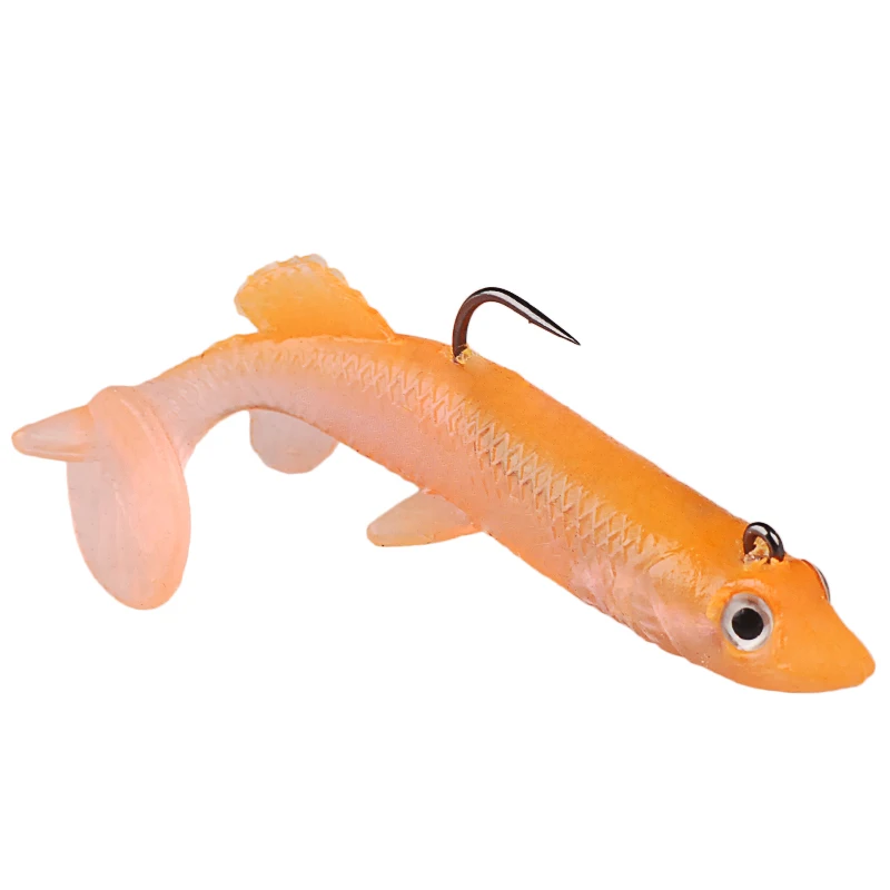 5 шт./лот Мягкая силиконовая приманка для ловли карпа 7 см/6 6 г|lure led|lure baglure tackle |