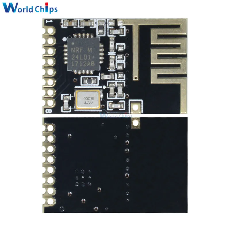 10 шт. Новый мини NRF24L01 + 2 4 ГГц 1 27 мм RF беспроводной модуль версия Улучшенная