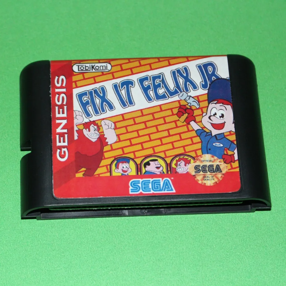 Fix It Felix JR игровой картридж новые 16 бит карточная игра для Sega игры Mega Drive / Genesis
