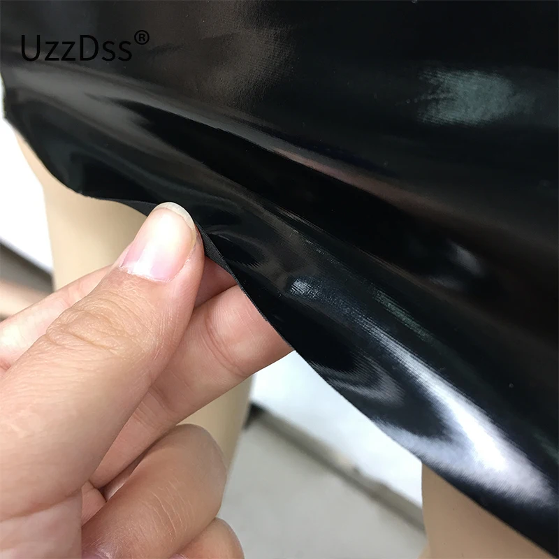Женское платье-карандаш UZZDSS блестящее черное облегающее Клубное платье без