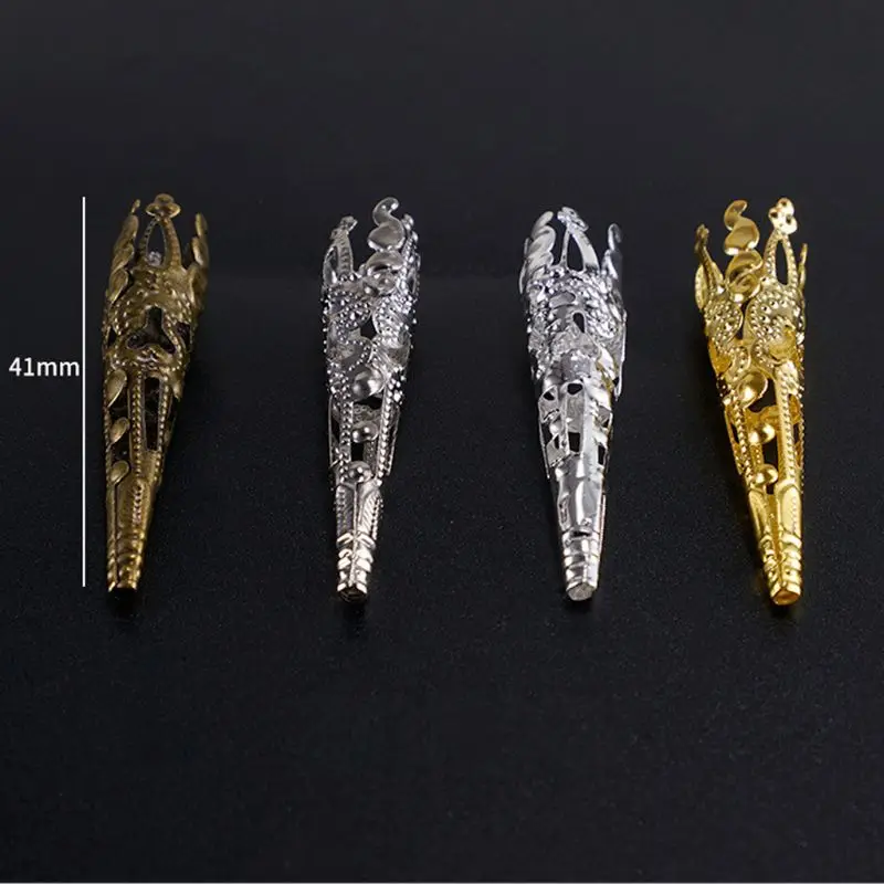 10 шт. искусственная резная смола подвеска-Маятник из хрусталя шапочка для