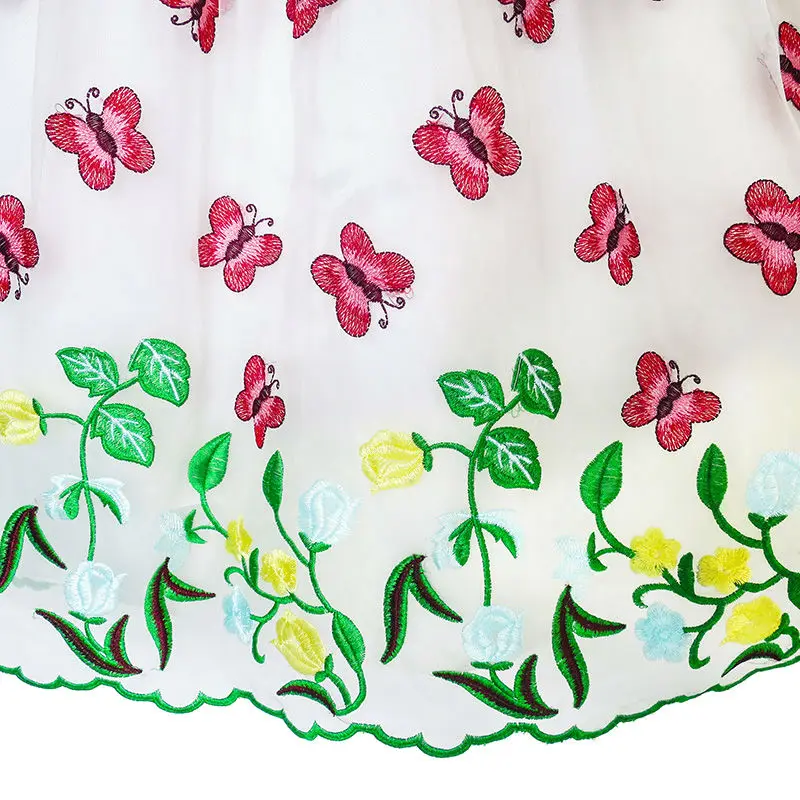 Sunny Fashion платья для девочек новогодние костюмы Бабочка Вечеринка день рождения