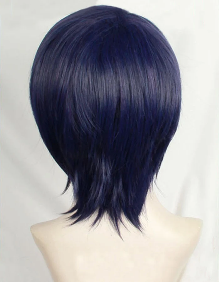 P5 Persona 5 Yusuke Kitagawa Yuusuke Короткие Голубые смешанные термостойкие волосы косплей