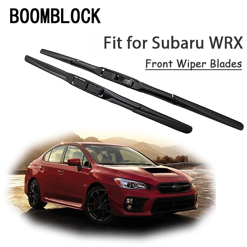 BOOMBLOCK 2PCS High Quality Front Windshield Wiper Blades For Subaru WRX 2017 2016 2015 2014 Accessories | Автомобили и мотоциклы