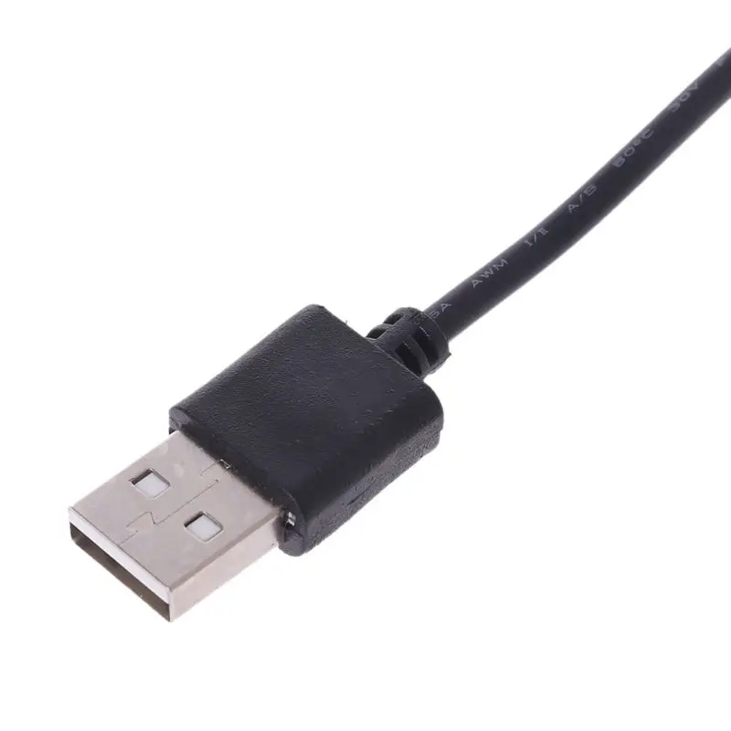 OOTDTY USB штекер 3 5 мм аудио стерео разъем для наушников кабель MP3 MP4 черный