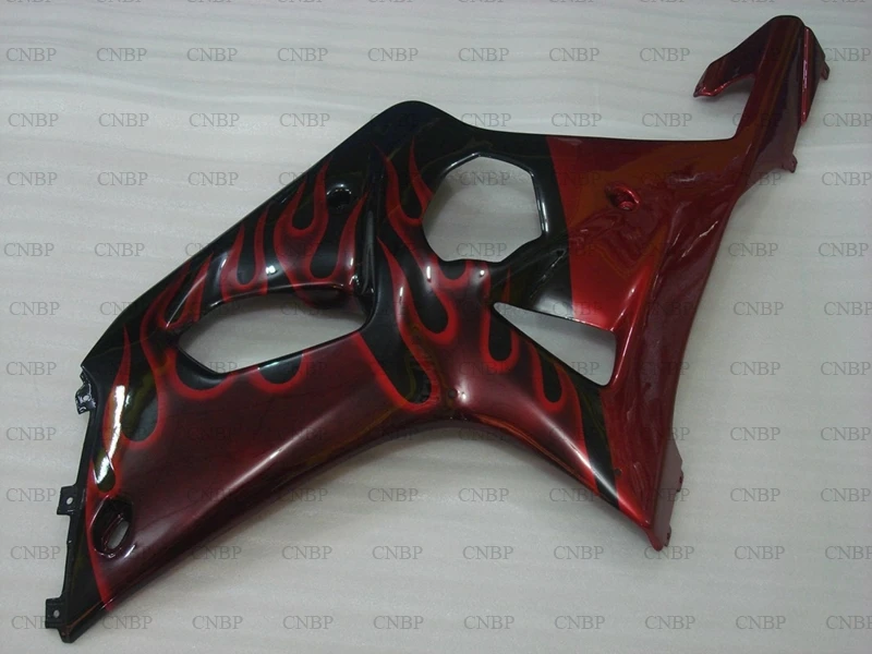 GSXR600 GSXR750 GSXR1000 2000 - 2003 K12 Пластиковые обтекатели GSX R600 R750 R1000 01 00 черная красная рамка
