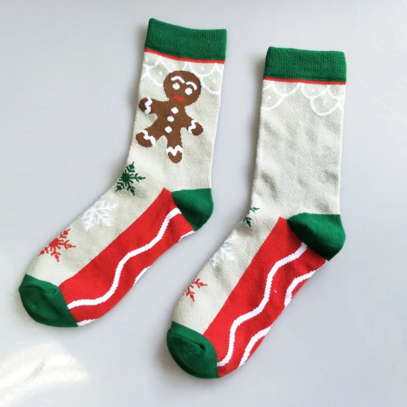 Высококачественные женские носки забавные рождественские с героями