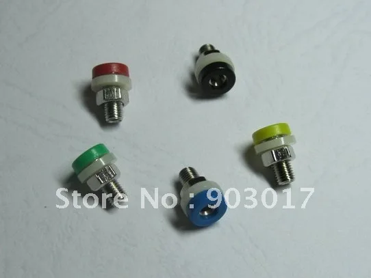1000 шт. в партии 5 видов цветов красный черный желтый синий и зеленый для 2 мм разъем