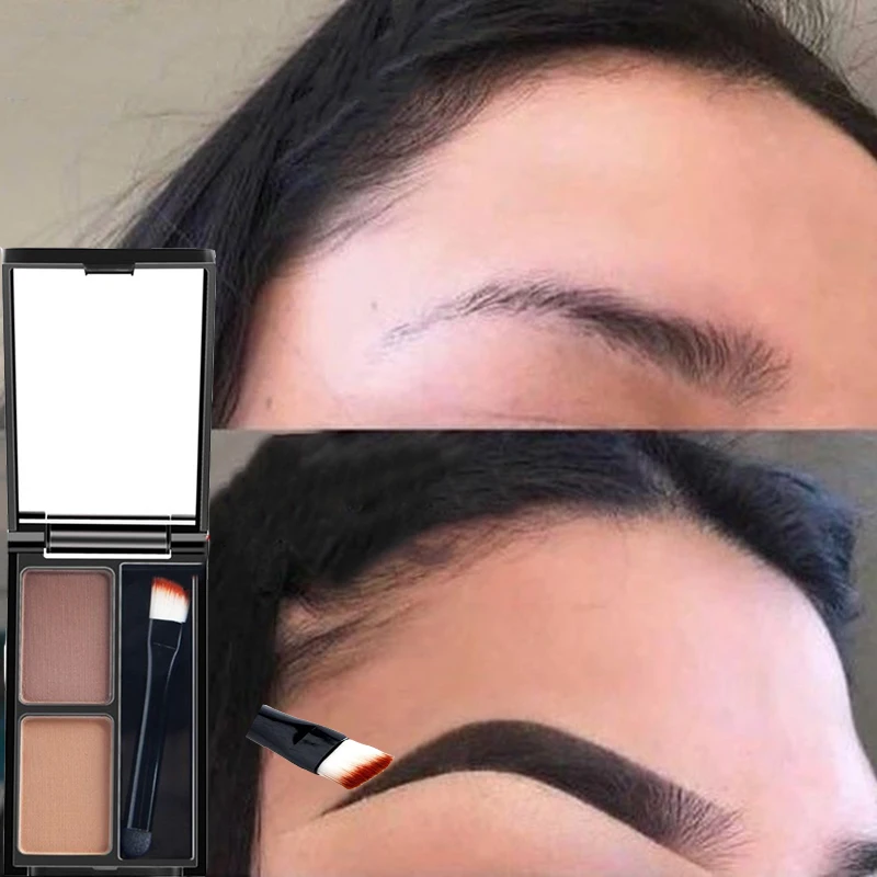 Палитра для увеличения бровей 2 цвета долговечная легко носить профессиональный