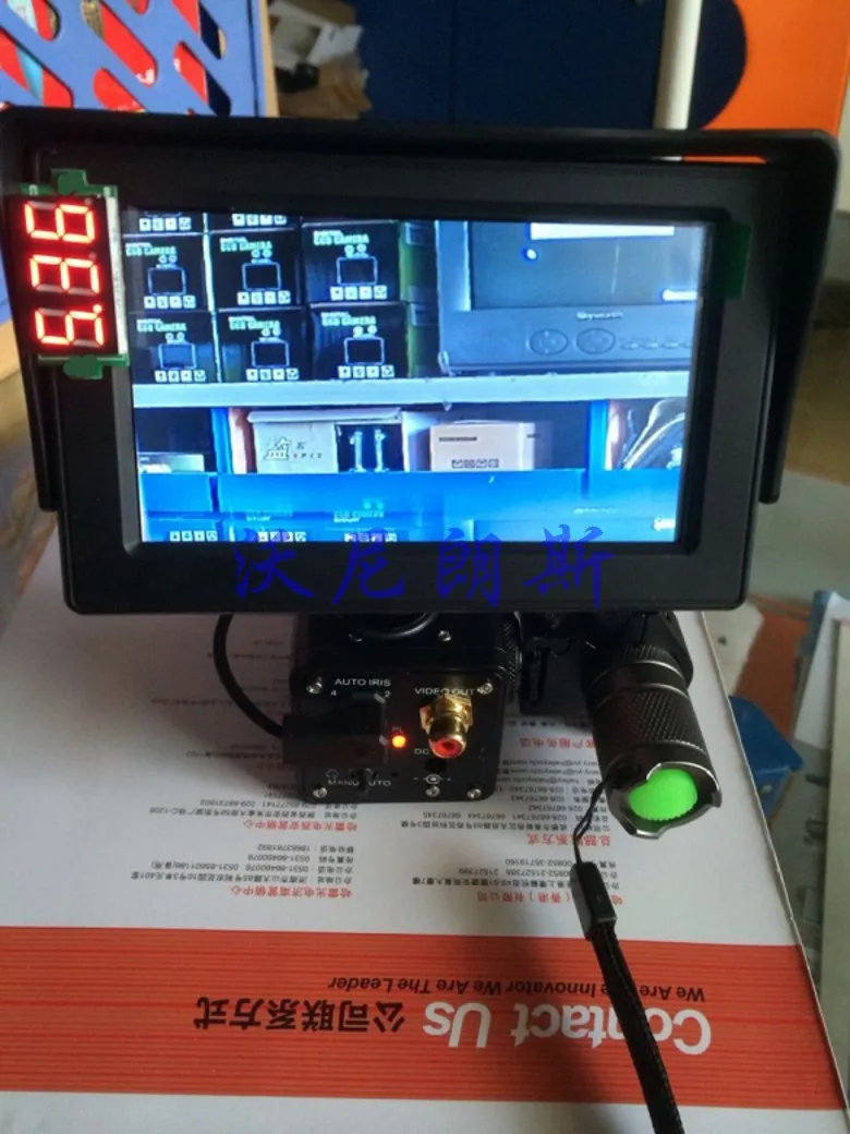 Абсолютно Новый DIY ночного видения с монитором 30 м 850nm Zoom 200 м-300 фонарик для
