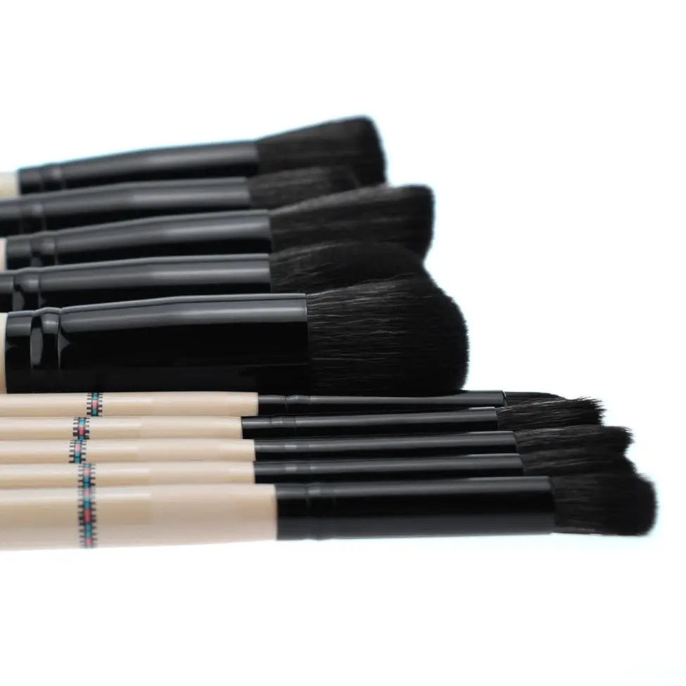 10 шт. Макияж Кисти Набор Фонд кисть для бровей комплект Тени век Карандаш глаз