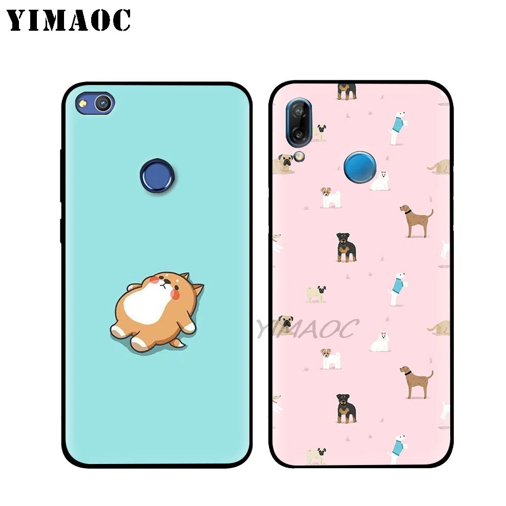 YIMAOC собака корги щенок мягкий чехол для huawei P30 P20 Pro P10 P9 P8 2015 2017 P Smart плюс Z 2019 Nova 5i 4 3