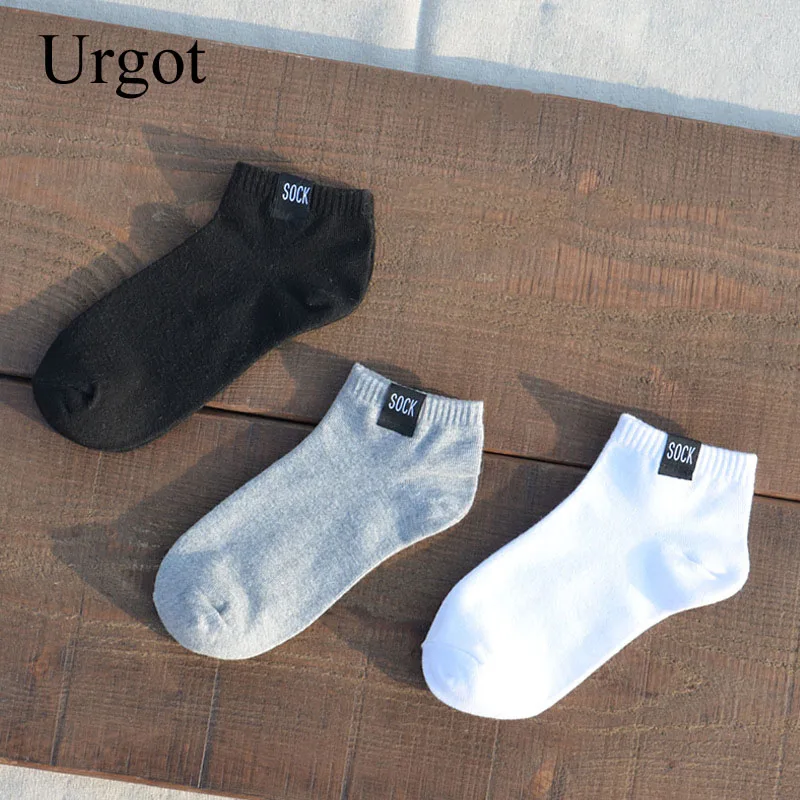 Urgot 5 Pairs Men's Socks Sock Men Fashion Extra Large Big Plus Size 45 47 48 Ankle Casual Sox Calcetines Hombre Meias | Мужская