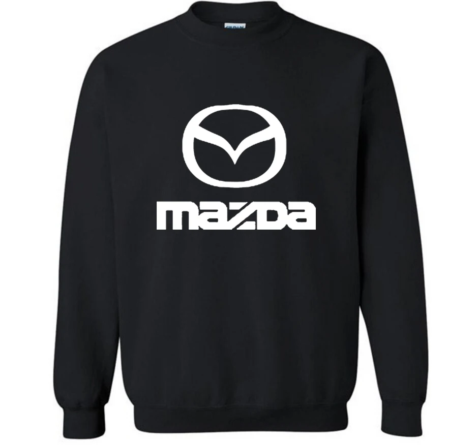 

Новые модные хлопковые мужские толстовки с логотипом Mazda, флисовый пуловер с круглым вырезом и принтом автомобиля, свитшоты в стиле хип-хоп, уличная одежда в стиле Харадзюку, мужская одежда