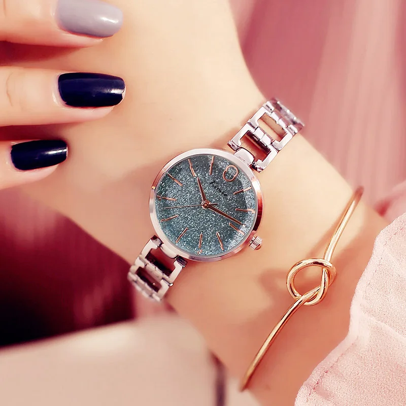 KIMIO многоцветный маленький циферблат Часы Дамская мода Повседневное часы