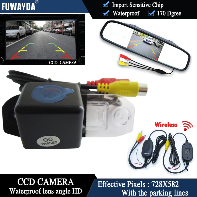 Камера заднего вида FUWAYDA для VOLVO S80 SL40 SL80 XC60 XC90 S40 C70 4 3 дюйма|rear view camera|rear car cameracamera rear