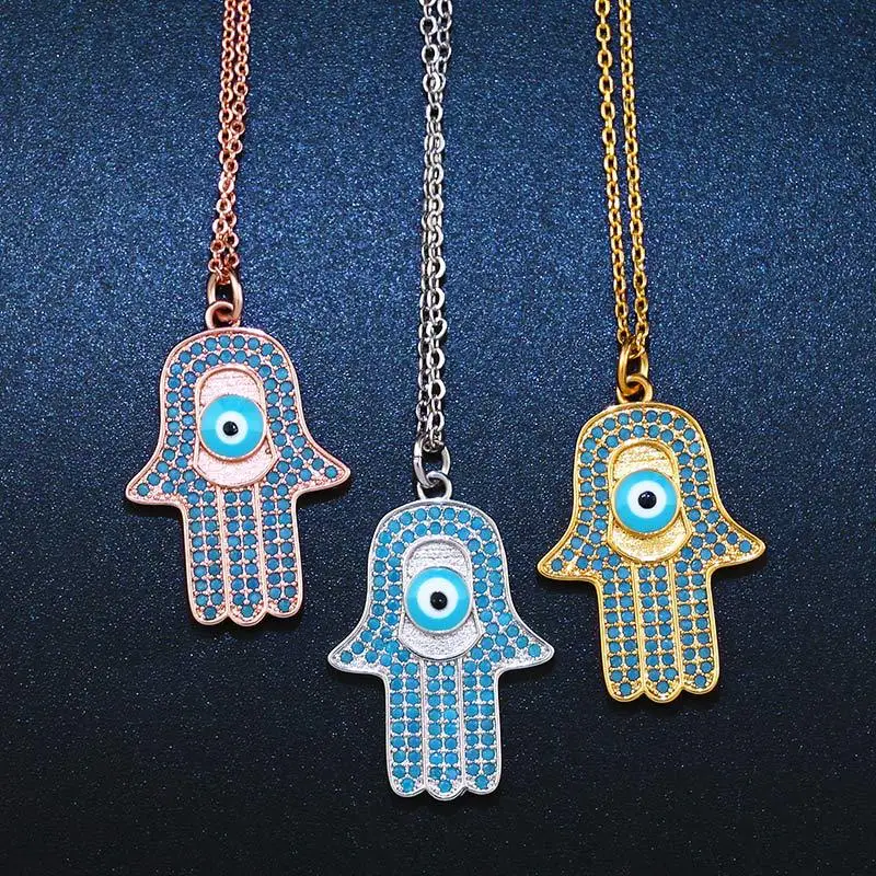 Женское ожерелье с подвеской Choucong разноцветное в стиле бохо кубическим