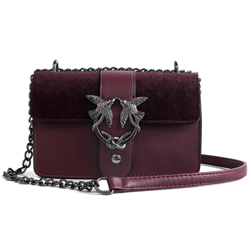 Бренд Винтаж Для женщин Crossbody сумка женская Роскошные искусственная кожа