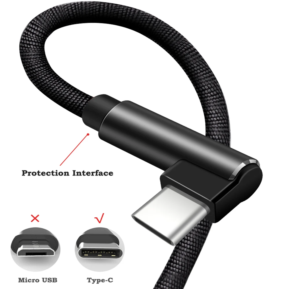 Кабель USB Type C для Xiaomi Redmi Note 7 Mi 9 быстрая зарядка синхронизация данных кабель Samsung