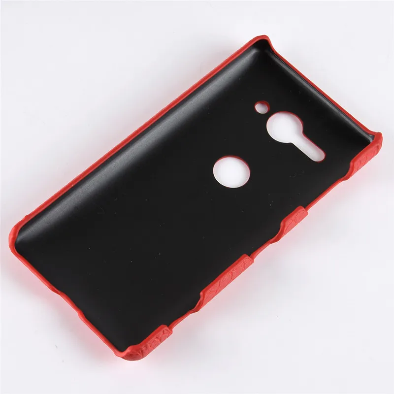 For Sony Xperia XZ2 Compact Case Hard Back Cover PU Leather Phone H8314 H8324 XZ2Compact | Мобильные телефоны и