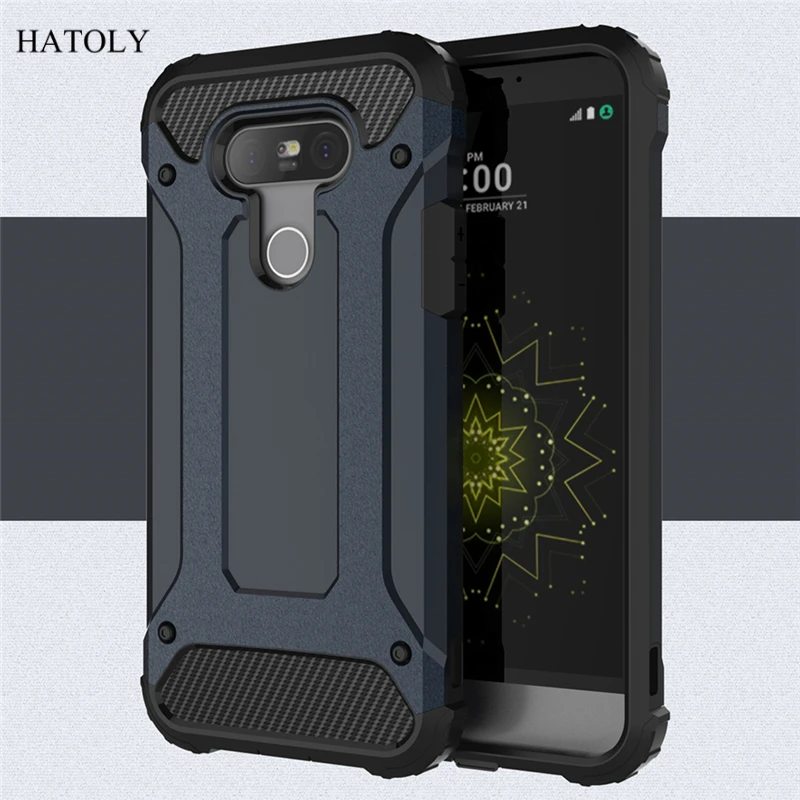 Чехол HATOLY для LG G5 сверхпрочный защитный тонкий жесткий резиновый чехол