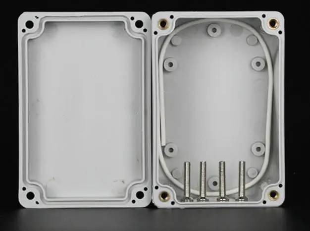 100x68x50 ABS пластиковая коробка IP65 водонепроницаемая распределительная коробка DIY наружная электрическая Соединительная коробка кабель ветка чехол Корпус проекта - Цвет: 100x68x50