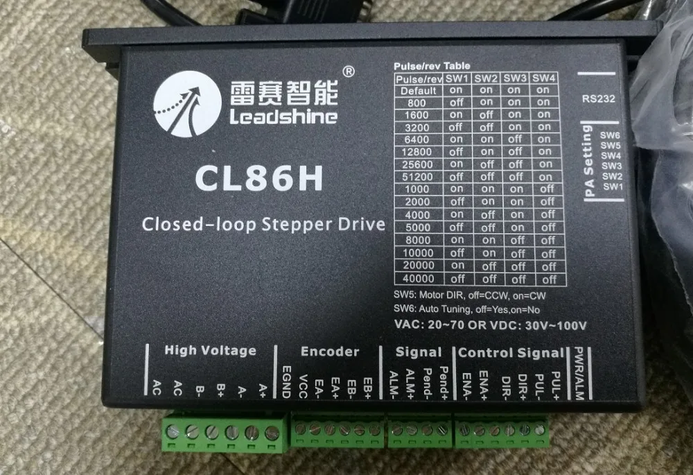 Новый гибридный сервопривод Leadshine CL86H рабочий 24 80VDC или 18 60vac подходит для