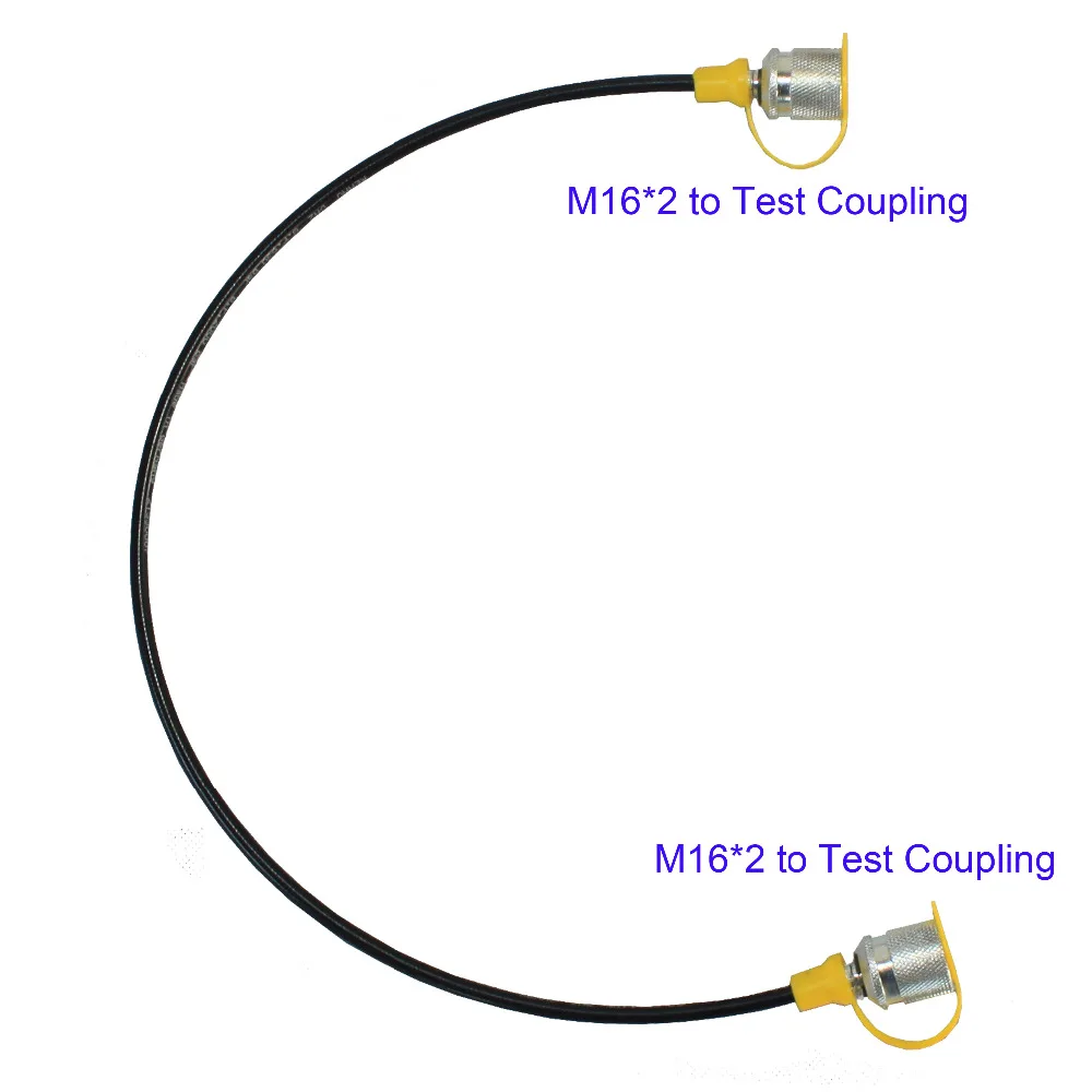 M16 * 2-M6*2 600BAR/9000PSI гидравлический испытательный шланг давления 0 5 м до 6 мини-шланг