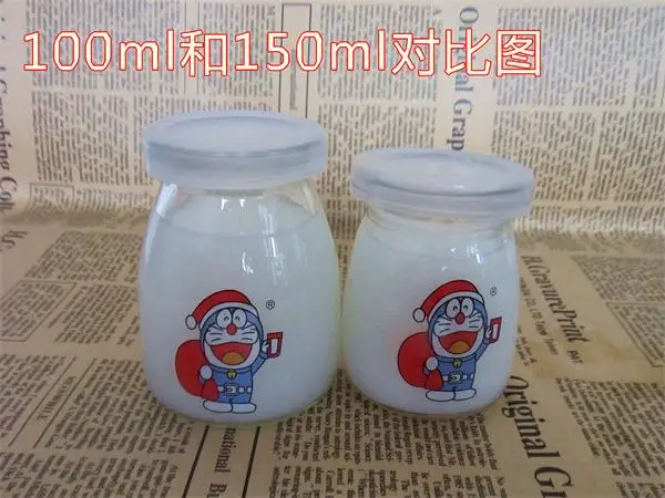 Doraemon мечта 100 мл 150 200 бутылки стекло пудинг йогурта diy |