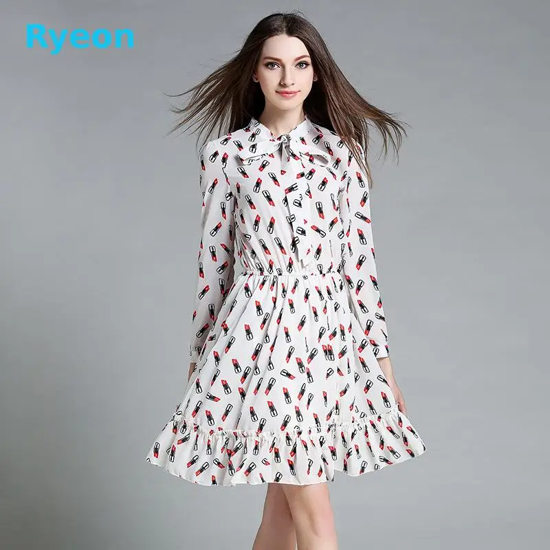 2016 Европейский Новое Прибытие Ryeon Симпатичные line Распечатать Полный Лук гольфы